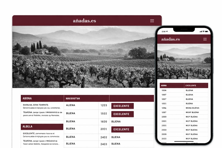 captura portal Vinos AÑADAS.ES
