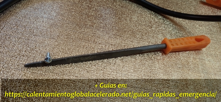 tornillo inviolable lima triangulo