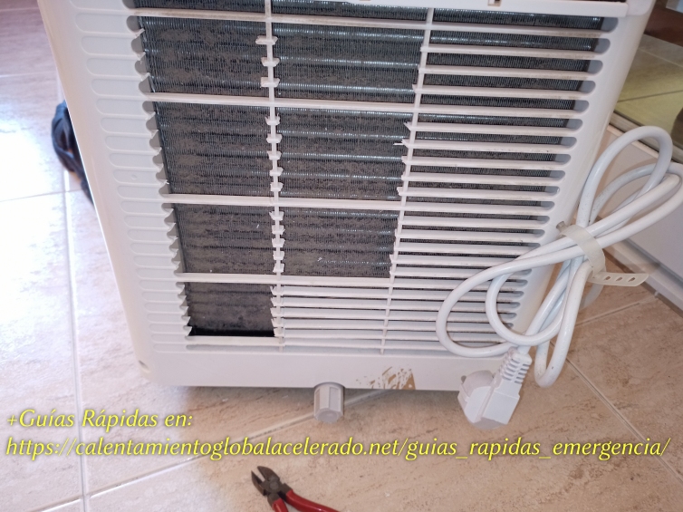 reparacion aire portatil radiador