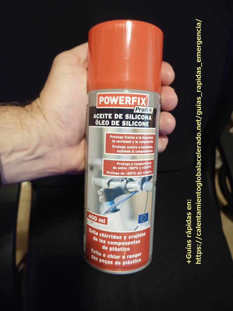 LUBRICANTE SILICONA ELIMINA SONIDOS CHIRRIANTES SUSPENSION