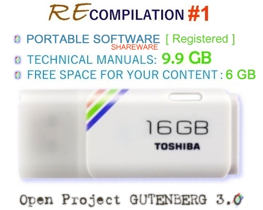 pendrive 16 GB con gutenberg 3.0